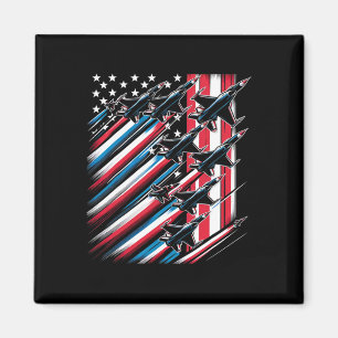 Patriottische Rood Wit Blauwe Usa Vlag Gevechtsvli Magneet
