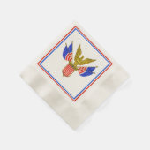 Patriottische Rood Wit en Blauw Servet (Hoek)