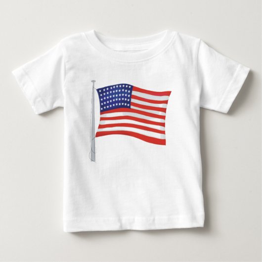 Patriottische Rood Wit en Blauw Trendy Baby (Voorkant)