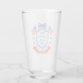 Patriottische Rood Wit & Ik Doe Trouwdag Borrel We Glas (Achterkant)