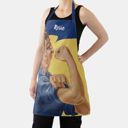 Patriottische Rosie de Riveter, we kunnen het doe Schort (Insitu)