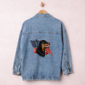 Patriottische rottweiler denim jacket (Hangar)