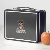 Patriottische Rottweiler Held Hond Vector Design (In situ)