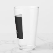 Patriottische Rottweiler Held Hond Vector Design Glas (Links)