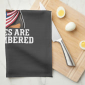 Patriottische Rottweiler Held Hond Vector Design Theedoek (Quarter Fold)
