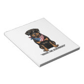 Patriottische Rottweiler Held Hond Vintage Design_ Notitieblok (Schuin)