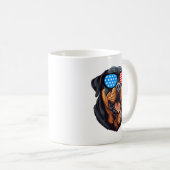 Patriottische rottweiler koffiemok (Voorkant rechts)