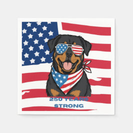 Patriottische Rottweiler Servet