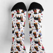 Patriottische rottweiler Socks Sokken (Top)