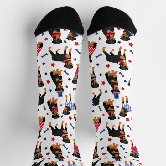 Patriottische rottweiler Socks Sokken (Top)
