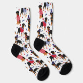 Patriottische rottweiler Socks Sokken (Rechts)
