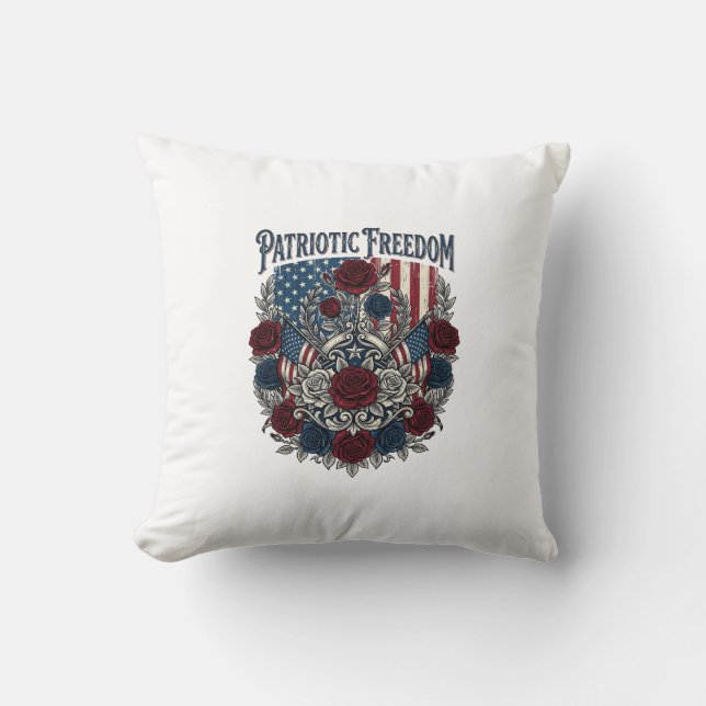 Patriottische Rozentuin Kussen (Voorkant)
