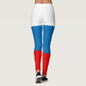 Patriottische Russische Pan Slavic vlag Leggings (Achterkant)