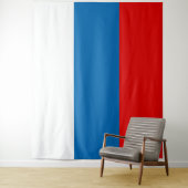Patriottische Russische Pan Slavic vlag Wandkleed (In situ)