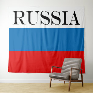 Patriottische Russische Pan Slavic vlag Wandkleed