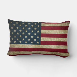  patriottische rustieke grunge Amerikaanse vlag Kussen