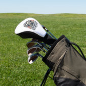 Patriottische Rustieke Schuur Bruiloft Golfheadcover (Insitu)
