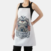 Patriottische Rustieke Schuur Bruiloft Schort (Insitu)