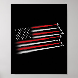 Patriottische S Voor Mannen Bomber 4 Juli S Voor M Poster