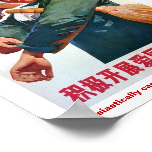 Patriottische sanitaire activiteiten poster (Hoek)