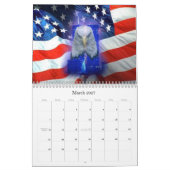 Patriottische scènekalender kalender (Mar 2027)