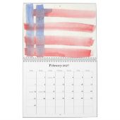 Patriottische scènekalender kalender (Feb 2027)