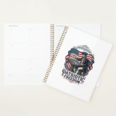 Patriottische Schaker Vector Graphic T-shirt Planner (Display)