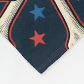Patriottische schedel en kruisen Amerikaanse vlag Fleece Deken