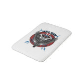 Patriottische Schedel Motor Eagle Vintage Badmat (Gekanteld)