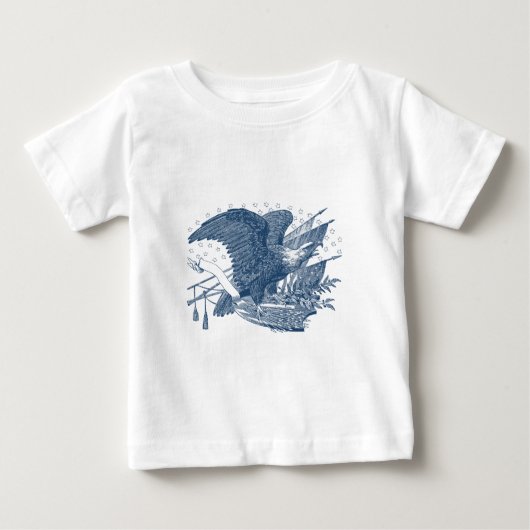  patriottische schilderende Eagle USA-vlagpijlen (Voorkant)