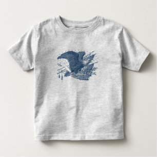  patriottische schilderende Eagle USA-vlagpijlen Kinder Shirts