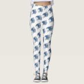  patriottische schilderende Eagle USA-vlagpijlen Leggings (Voorkant)