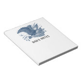  patriottische schilderende Eagle USA-vlagpijlen Notitieblok (Schuin)