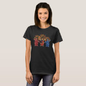 Patriottische Schildpad Amerika 4 juli T-shirt (Voorkant volledig)