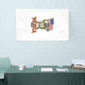 Patriottische Schildpad 'Merica Vintage Vector Spandoek (Beurs)