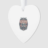 Patriottische schoolbuschauffeur ornament (voorkant)