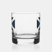 Patriottische Schotse vlag aangepaste whisky drink Whisky Glas (Links)
