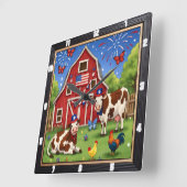 Patriottische schuur Boerderij vuurwerk Vierkante Klok (Hoek)