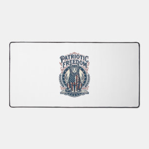 Patriottische Schuurkat Vector Grafische T-shirt_1 Bureaumat