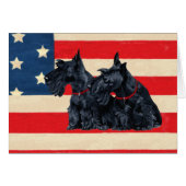 Patriottische Scotties (Voorkant Horizontaal)