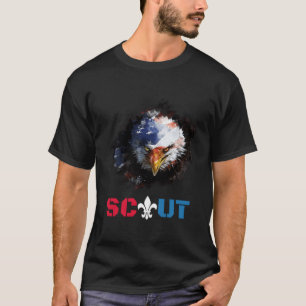 Patriottische Scout Jongen Meisje Scouting Lover U T-shirt