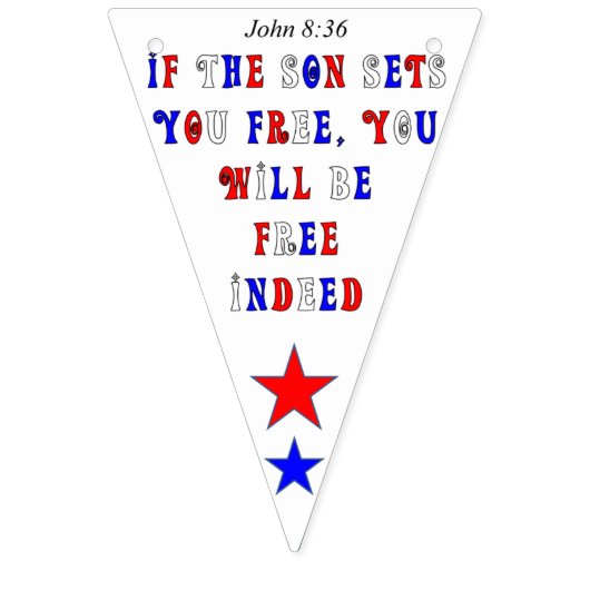 Patriottische Scriptbanner Bunting Flags Vlaggetjes (Derde vlag)