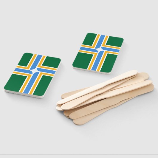 Patriottische set handventilatoren met vlag van Po Handwaaier (Niet-gemonteerd)