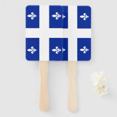 Patriottische set handventilatoren met vlag van Qu Handwaaier (Voorkant en achterkant)