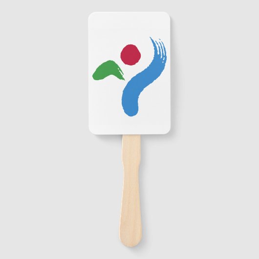 Patriottische set handventilatoren met vlag van Se Handwaaier (Voorkant)