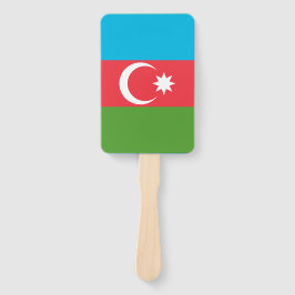 Patriottische set van hand fans met vlag van Azerb Handwaaier