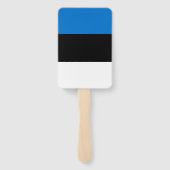 Patriottische set van hand fans met vlag van Estla Handwaaier (Achterkant)