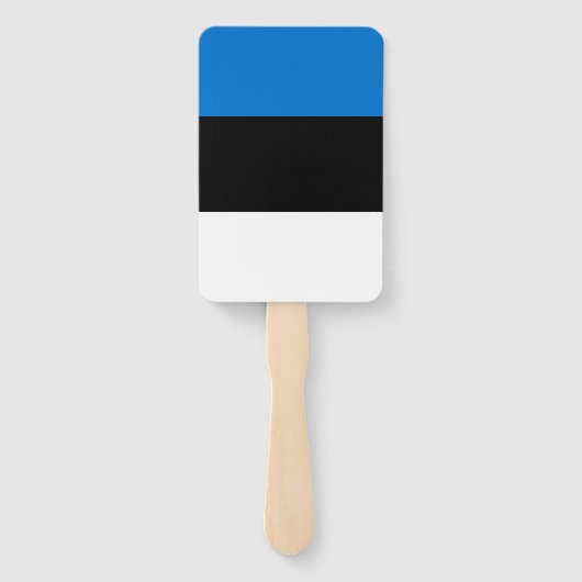 Patriottische set van hand fans met vlag van Estla Handwaaier (Achterkant)