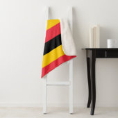 Patriottische Sherpa Blanket met Belgische vlag Deken (In situ)