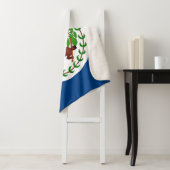Patriottische Sherpa Blanket met Belize vlag Sherpa Deken (In situ)